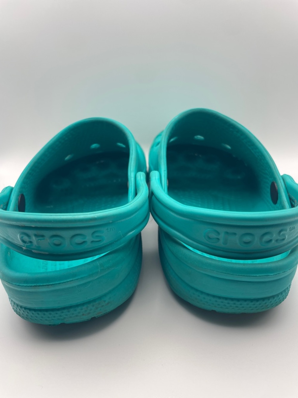 Teal Crocs Baya Clogs size 4 6 - Picture 3 of 8